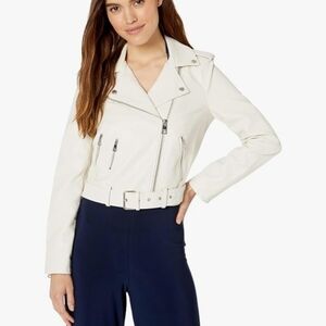 Levi Belted Faux Leather Jacket XS